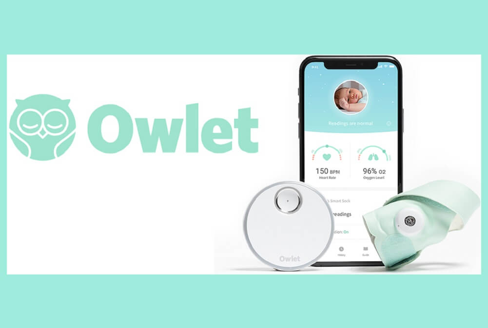 Owlet Smart Sock 3rd Generation Baby Heart Rate & Oxygen Baby Safety Monitor - Imported from UK