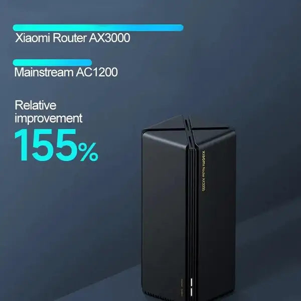 Xiaomi Ax3000 WiFi Router Repeater Extend Gigabit Amplifier Signal Booster WIFI 6 Nord VPN Super Mesh 5GHz Mijia App - Imported from UK