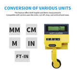 SHAHE Caliber Measuring Tool, High Accuracy Digital Measuring Tape with Large Backlit LCD Display, Digital Caliper Measuring Distance For Miter Bevel Compound & Straight Cuts, Measuring Instrument With Range 30m Resolution 0.05 mm  - Imported from UK