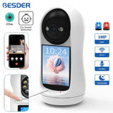 BESDER 3MP PTZ WiFi Camera Video Call with 2.8