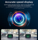 Car GPS HUD Head Up Display, Digital Speedometer with LED Large Font, Suitable For All Vehicles - Imported from UK