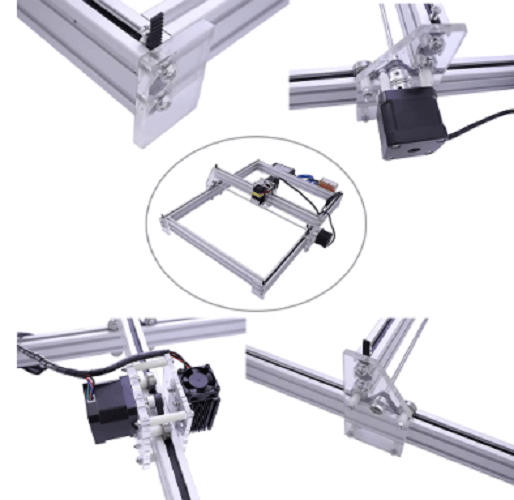 Bachin D8 4050P Axis for 2500mW DIY Small Laser Engraving Machine - Imported from UK
