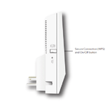 NETGEAR Nighthawk® X4S Tri-Band WiFi Mesh Range Extender (EX7500-100NAS), AC2200 Wireless Signal Booster & Repeater up to 2200Mbps Speed + Mesh Smart Roaming, 2.2Gbps Wall-plug Internal Antennas (Container Product Without Box) - Imported from UK