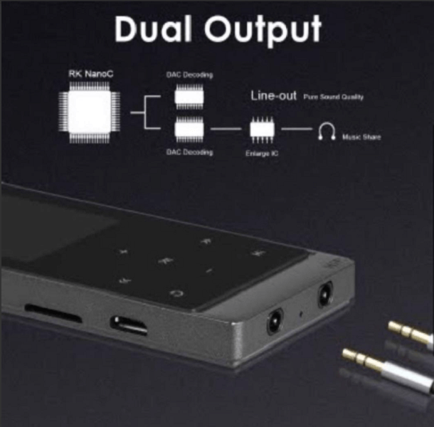 A7Plus Digital MP3 Player 8GB - Imported from UK