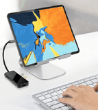 Amazon USB C Hub 7 in 1  Multifunction HDTV Adapter to 4K HDMI 100W PD 3x USB 3.0 Ports SD/TF Card Reader for Surface, Dell XPS MacBook/Pro/Air & More, Glass Finish Multi Port Dongle - Imported from UK