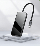 Amazon USB C Hub 7 in 1  Multifunction HDTV Adapter to 4K HDMI 100W PD 3x USB 3.0 Ports SD/TF Card Reader for Surface, Dell XPS MacBook/Pro/Air & More, Glass Finish Multi Port Dongle - Imported from UK