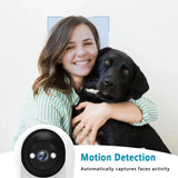 BESDER 3MP PTZ WiFi Camera Video Call with 2.8" IPS Screen, Baby Cry Sound Detection Security IP Camera - Imported from UK