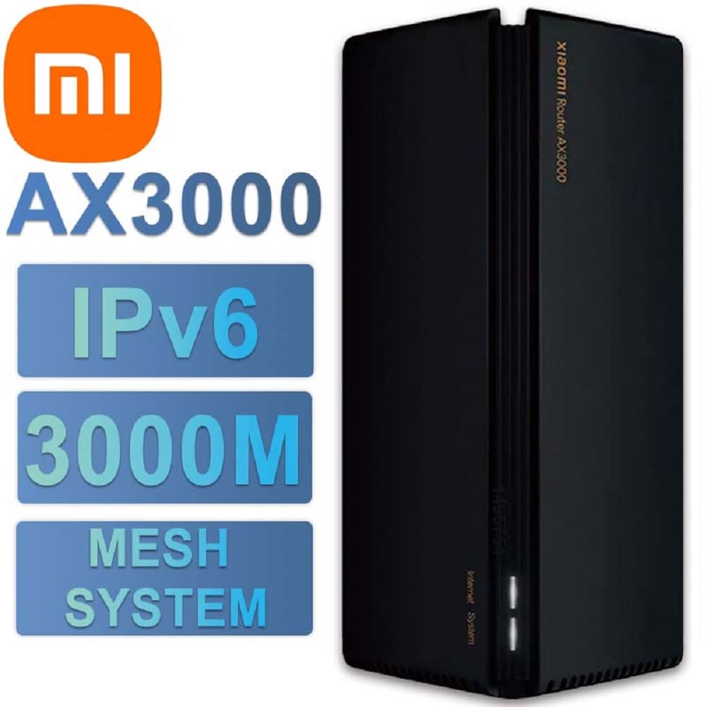 Xiaomi Ax3000 WiFi Router Repeater Extend Gigabit Amplifier Signal Booster WIFI 6 Nord VPN Super Mesh 5GHz Mijia App - Imported from UK