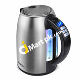 Akzim 1.7L Electric Kettle 2200W Stainless Steel Cordless - Imported From Uk