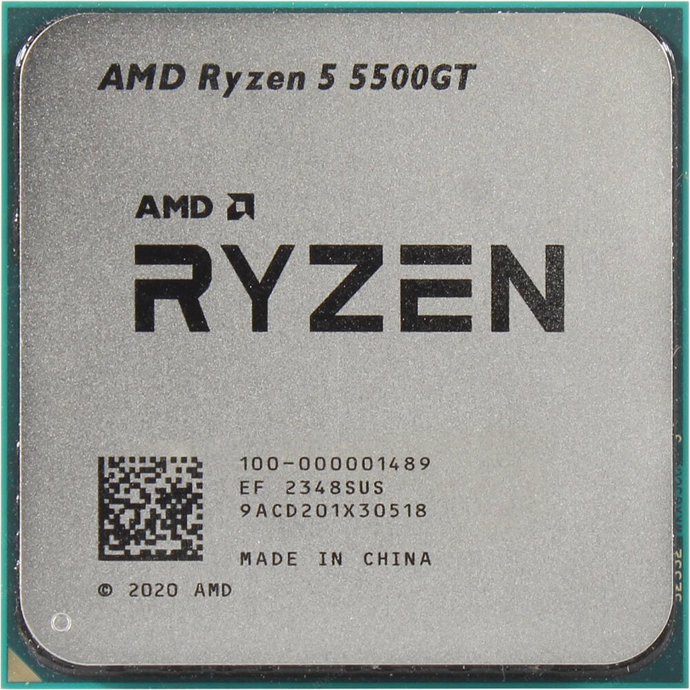 AMD Ryzen 5 5500GT Desktop Processor with Integrated Radeon Graphics 7, 6 Cores 12 Threads 16MB Cache Base Clock 3.6 GHz Up to 4.4 GHz AM4 Socket System (Container Product Without Box) - Imported from UK