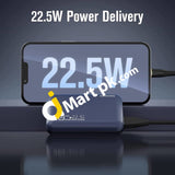 Aohkong 20000Mah Power Bank 22.5W Pd & Qc 3.0 Usb C Portable Charger Fast Charging With Led Display