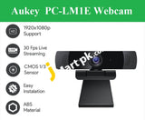 AUKEY Full HD Video Webcam 1080p w/ Dual Noise Reduction Stereo Microphones for Video Calling and Streaming - Imported from UK