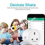 Bakibo Wifi Smart Plug Socket Compatible With Alexa Google Home Ifttt Energy Monitoring Timer