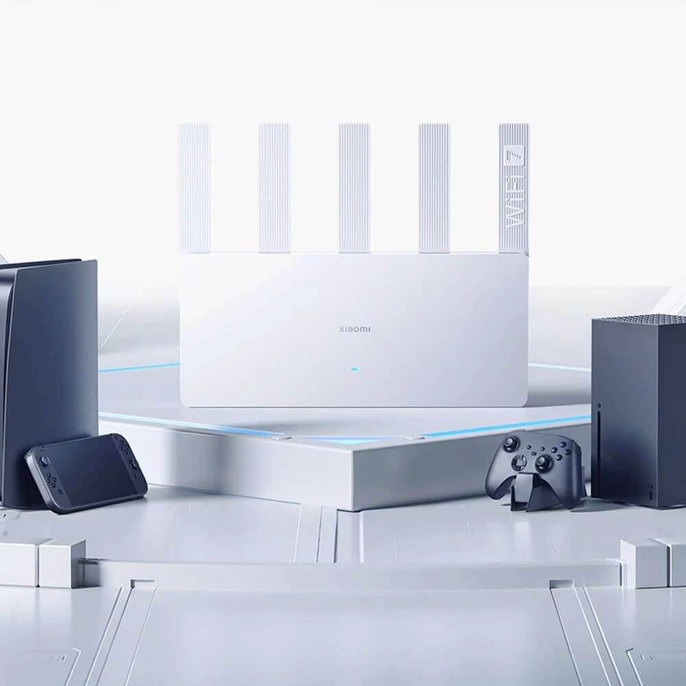 Xiaomi Router BE5000 WiFi 7 MLO 2.4GHz/5GHz Dual Band Frequency Mesh 2.5G High-Speed Network Port 512MB RAM Repeater - Imported from UK