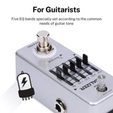 Donner Equalizer Pedal 5-band Graphic EQ Guitar Effect Pedal - Imported from UK