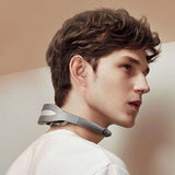 JKP Foldable Portable Neck Massager, Heating Cervical Massager for Neck Pain with 5 Massage Modes & 15 Intensity Levels, Built-in Battery with USB Charging Cable & Remote - Imported from UK