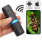 WiFi Digital Microscope Camera, 50X~1000X 8 LED HD 1080P Microscope For Android iPhone PC - Imported from UK