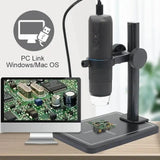 WiFi Digital Microscope Camera, 50X~1000X 8 LED HD 1080P Microscope For Android iPhone PC - Imported from UK
