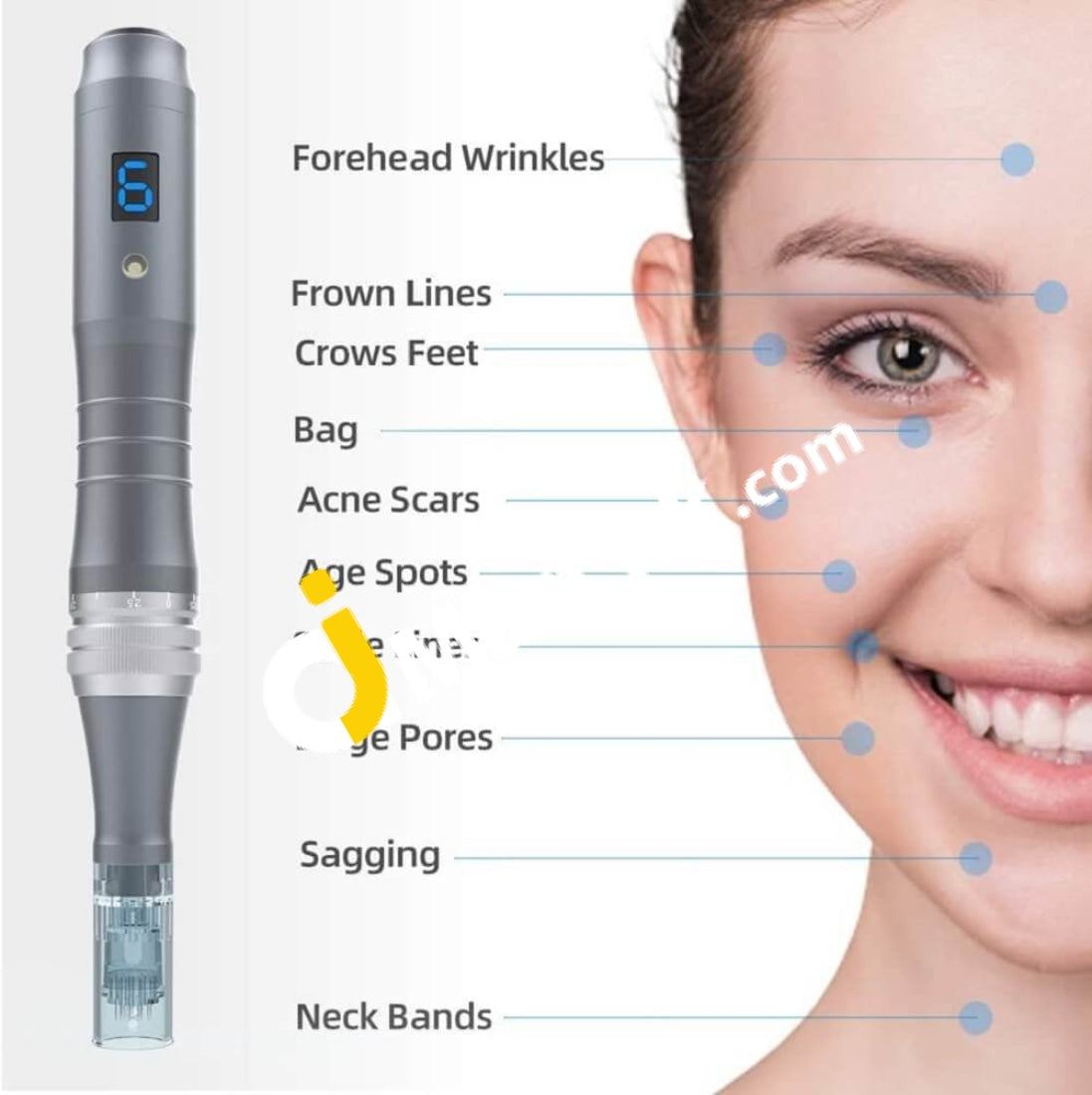 Dr. Pen Ultima M8 Micro-Needling Wireless Derma Skin Care Tool With Digital Display & 6 Level Speed