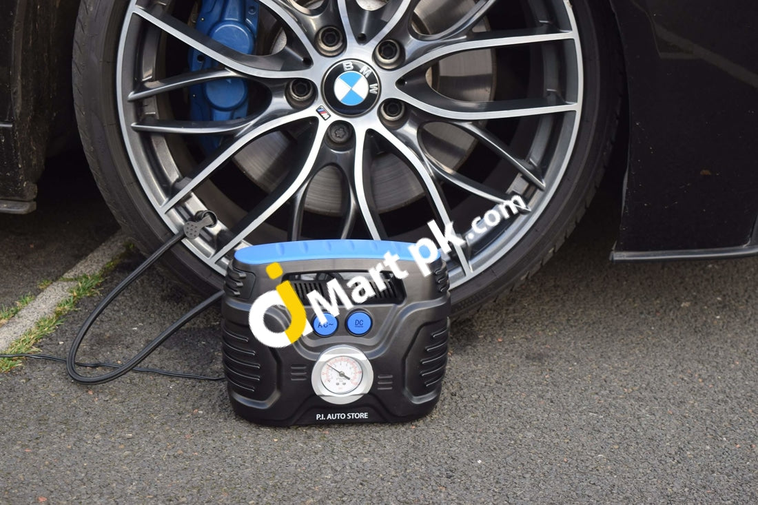 Dual Power Tyre Inflator P.i. Auto Store Air Compressor 220-240V Ac/12 Dc - Imported From Uk