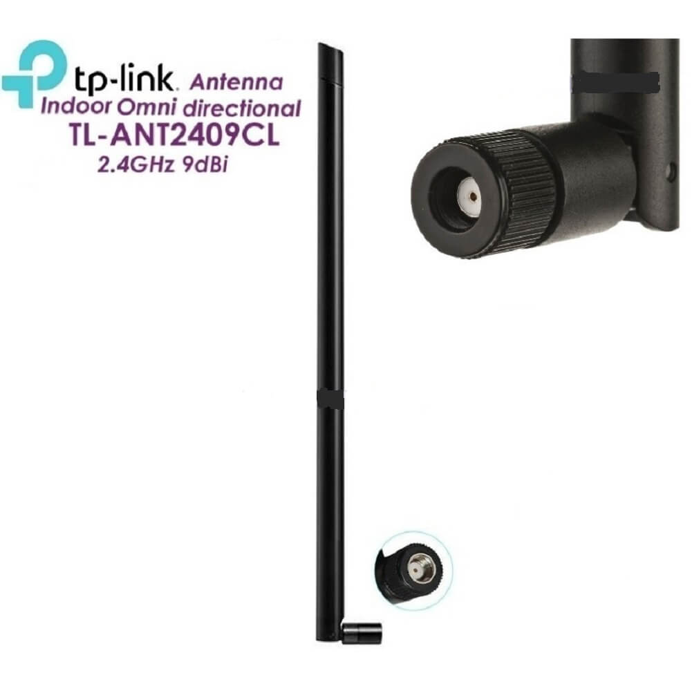 TP-Link 2.4GHz 9dBi Indoor Omni-directional Antenna TL-ANT2409CL- Imported from UK