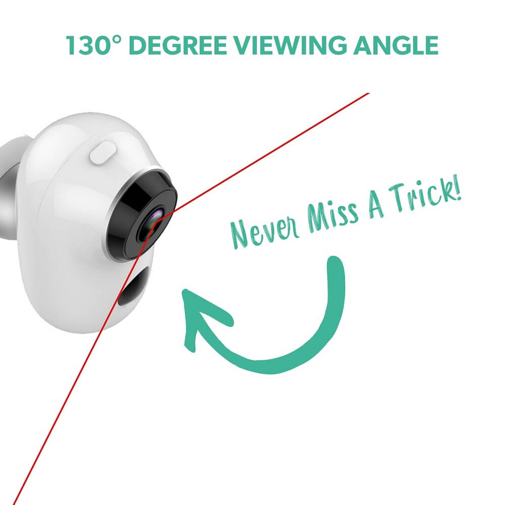 Forrader / Adorbee A3 Battery Powered Outdoor Camera, 1080P HD Wireless Security Camera, PIR Motion Detection, 2-Way Audio, Day & Night, SD Recording - Imported from UK