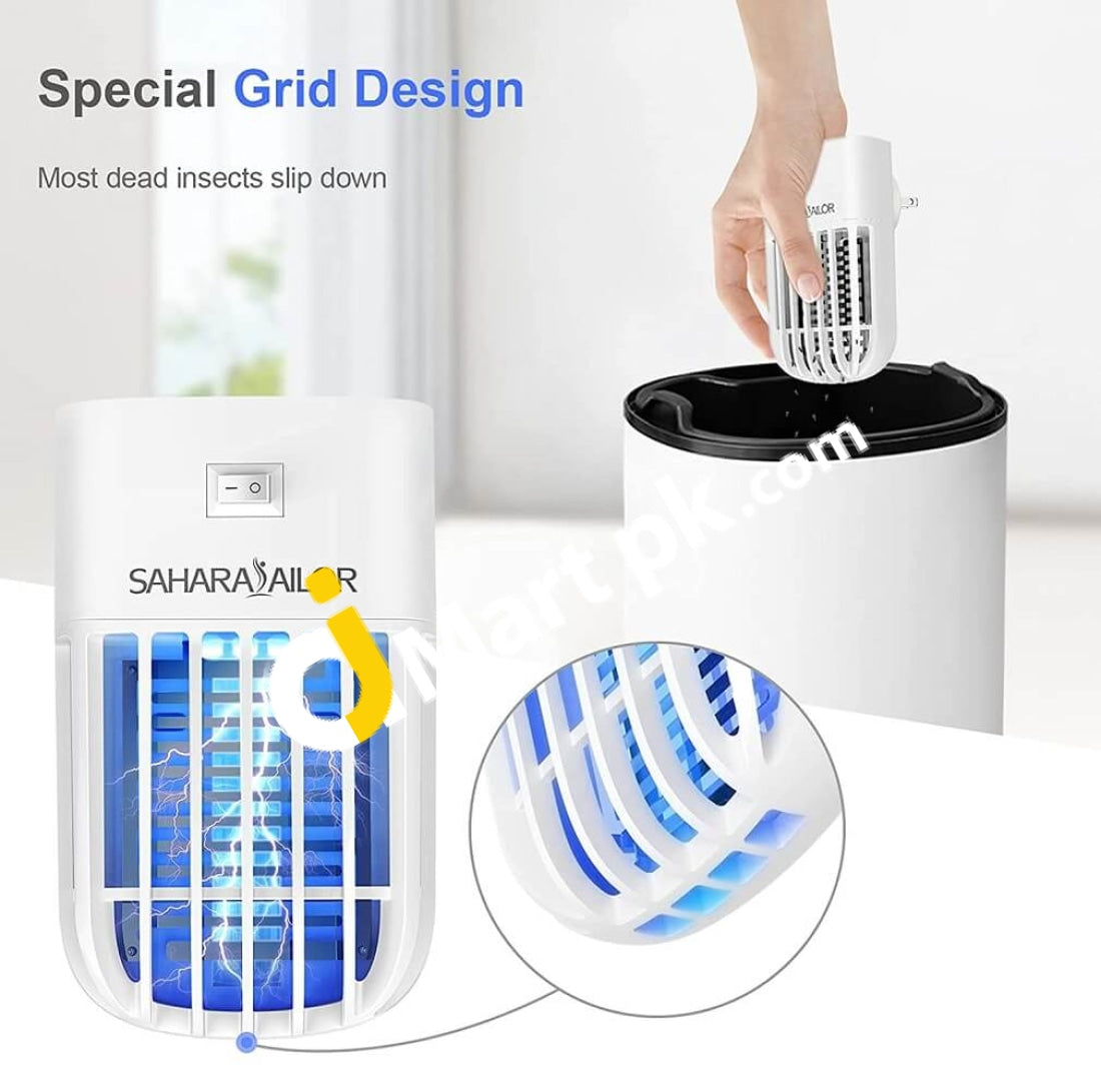Sahara Sailor Electric Insect Killer 1200V Plug In Mosquito Repellent Lamp Mini Fly Trap For