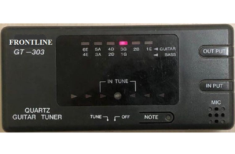 FRONTLINE GT- 303 Quartz Guitar Tuner - Imported from UK