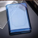 Note Book Blue Flat Water Bottle, Memo Bottle, 595ml Slim Water Bottle - Imported from UK