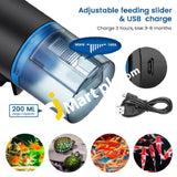 Focuspet Automatic Fish Feeder 200Ml With Led Display Digital Automated Dispenser With Usb Charging