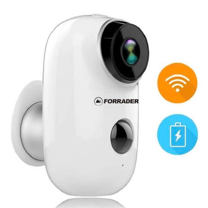 Forrader / Adorbee A3 Battery Powered Outdoor Camera, 1080P HD Wireless Security Camera, PIR Motion Detection, 2-Way Audio, Day & Night, SD Recording - Imported from UK