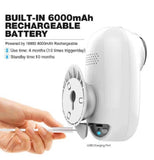 Forrader / Adorbee A3 Battery Powered Outdoor Camera, 1080P HD Wireless Security Camera, PIR Motion Detection, 2-Way Audio, Day & Night, SD Recording - Imported from UK