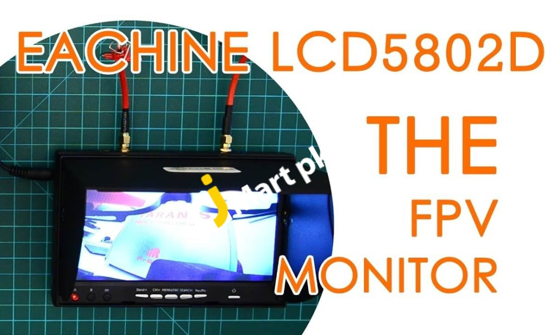Fpv Monitor Eachine 5.8Ghz 40 Channel 7 Lcd Screen For Rc Quadcopter Drone Aerial Photography -