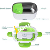 Ghb Electric Lunch Box 1.5L 220V 40W Stainless Steel Heating Food Meal - Imported From Uk