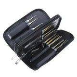 GOSO 24pcs Lock Pick Set with Sturdy All Weather Zip Case - Imported from UK