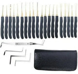 GOSO 24pcs Lock Pick Set with Sturdy All Weather Zip Case - Imported from UK