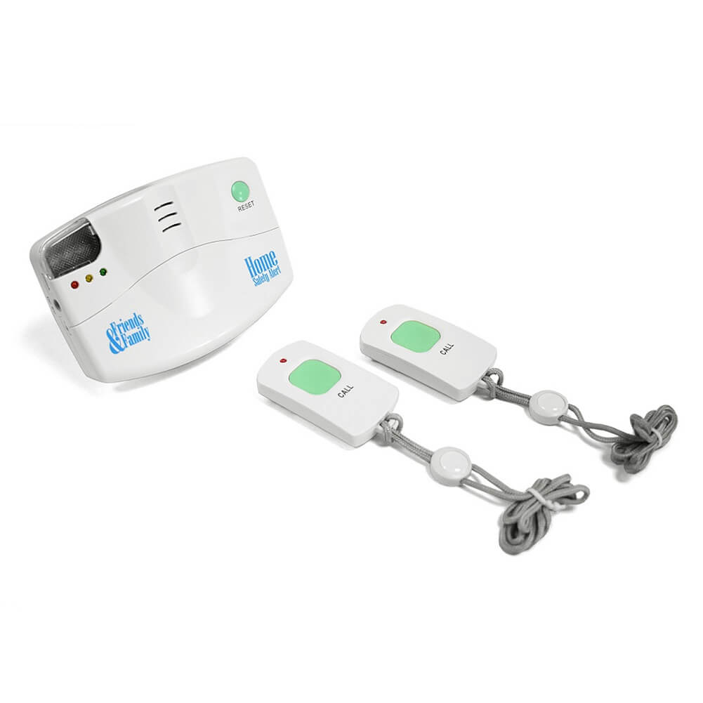 Lifemax Friends & Family Home Safety Alert System with 2 Wireless Pendant Call Alarm - Imported from UK