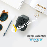 Iblockcube World Travel Power Adapter With 2 Usb Charging Ports For Us / Uk Eu Au Plugs - Imported