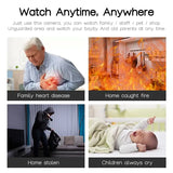 BESDER 3MP PTZ WiFi Camera Video Call with 2.8" IPS Screen, Baby Cry Sound Detection Security IP Camera - Imported from UK