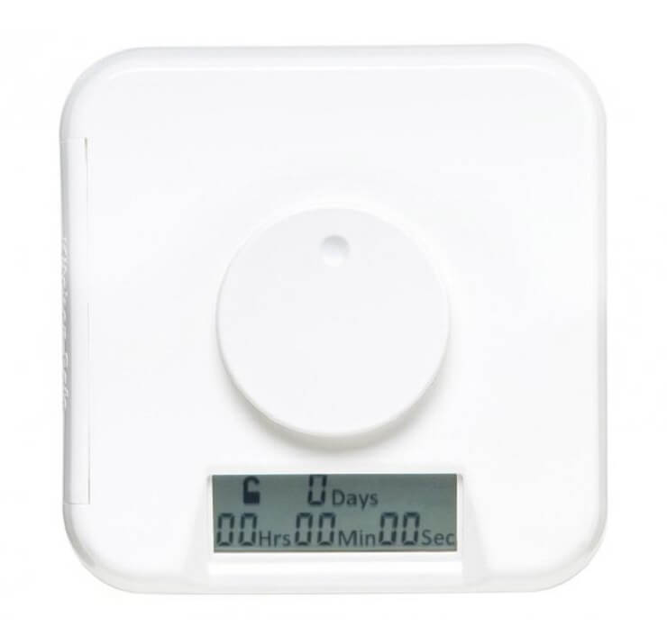 Kitchen Safe Time Locking Container (Medium) Timed Lock Box for Unwanted Temptations (White Lid + Clear Base) - Imported from UK