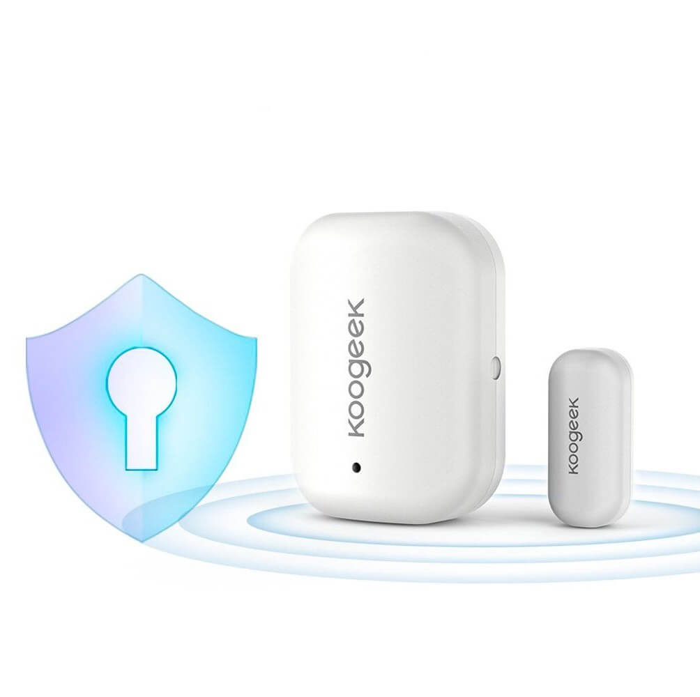 Koogeek Door & Window Sensor, Works with Apple HomeKit, Automatically Wireless Remote Control Home Security - Imported from UK