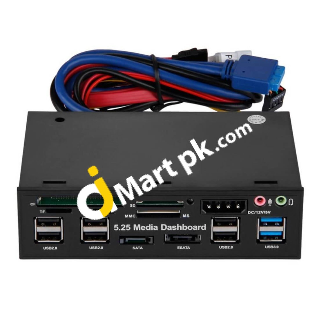 Multifunction Card Reader For Media Dashboard 5.25 Front Panel Usb 2.0 3.0 20Pin E-Sata Sata -