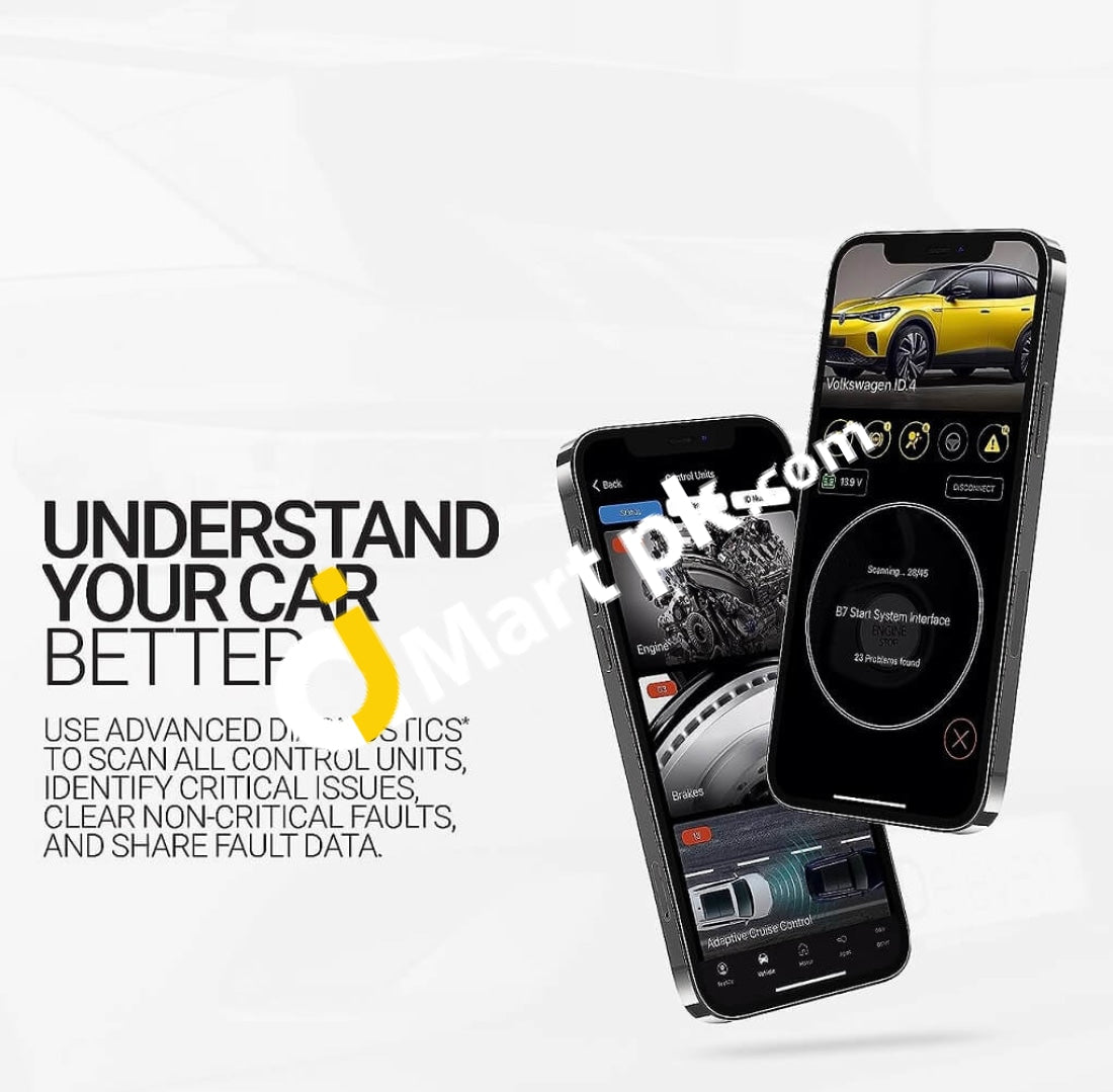 Obdeleven Pro Pack Bluetooth Obd2 Diagnostic Code Reader Scan Tool - Imported From Uk