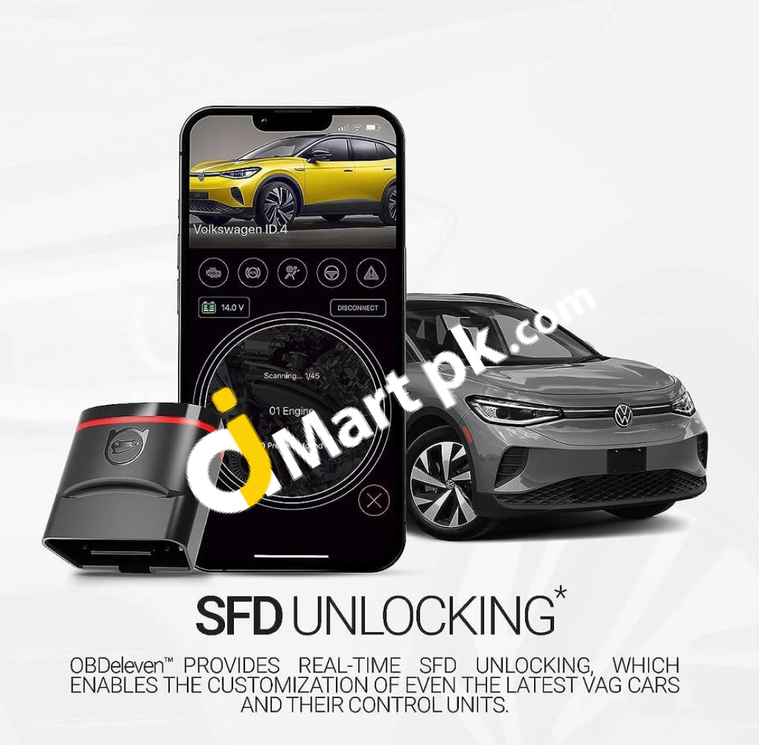Obdeleven Pro Pack Bluetooth Obd2 Diagnostic Code Reader Scan Tool - Imported From Uk