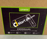 Omars 24000Mah Fast Charging Battery Pack High Capacity Power Bank With 90W Ac Outlet 18W Usb-C Pd