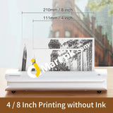 Paperang F1S A4 8/4 Inches 300 Dpi Portable Inkless Thermal Printer - Imported From Uk