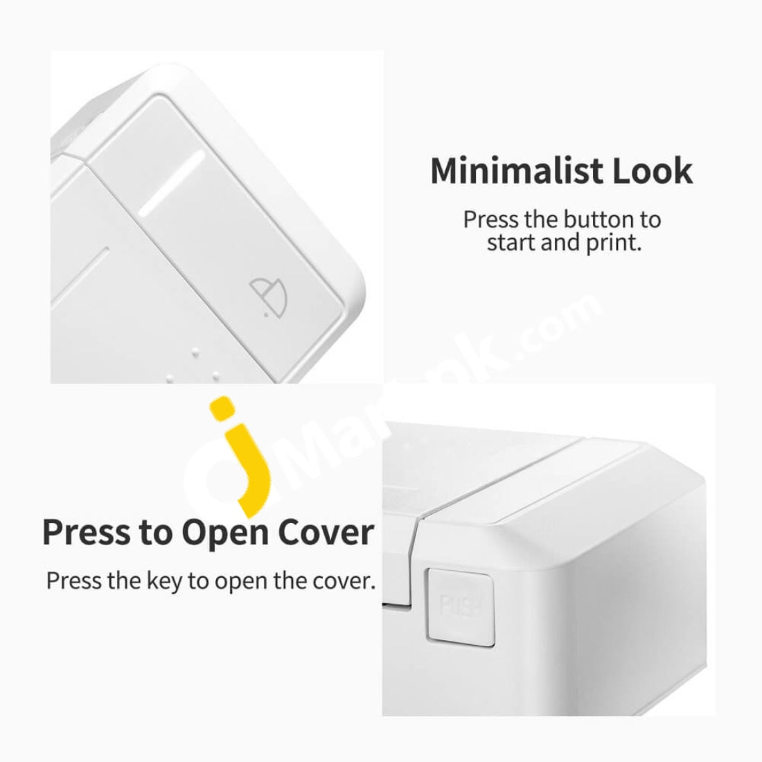 Poooli A4 Portable Printer 300Dpi Wireless Bluetooth - Imported From Uk