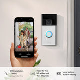 Ring Video Doorbell 2nd Generation 1080p HD Video Live View Night Vision Improved Motion Detection - Venetian Bronze - Imported from UK