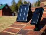 Ring Stick Up Cam with Ring Solar Panel Combo, Outdoor Security Camera with 2-Way Audio - Imported from UK