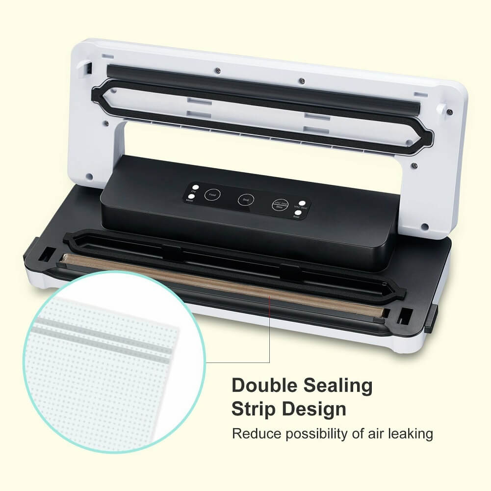 Bonsenkitchen Vacuum Sealer Food Sealing Machine with Dry/Moist Function - Imported from UK